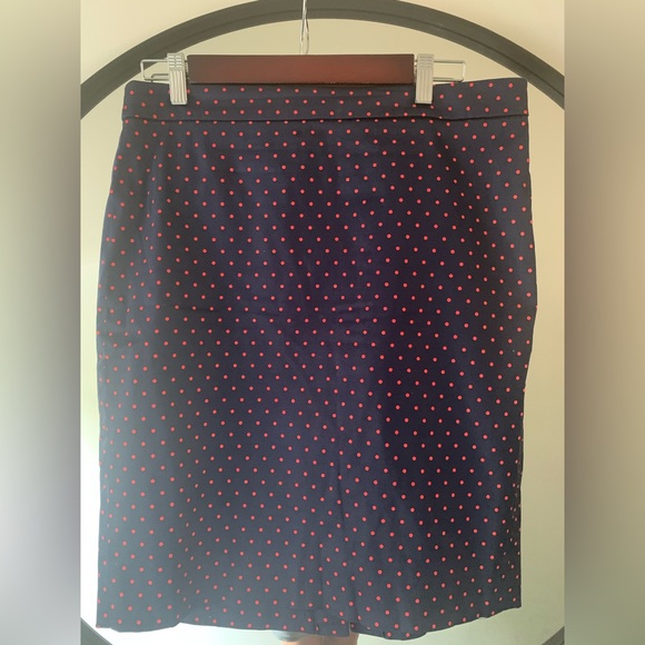 J Crew polka dot pencil skirt - Picture 1 of 4